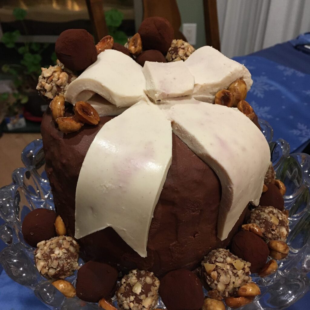 Photo of Low-carb Chocolate and Hazelnut Celebration Cake