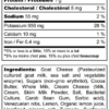 Bonbons - Savoury Goat Cheese & Salty Truffles - Nutrition Label(1)