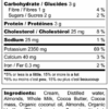 cream almond ice-cream - nutrition info