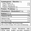 Macadamia Clusters - bark Nutri Info